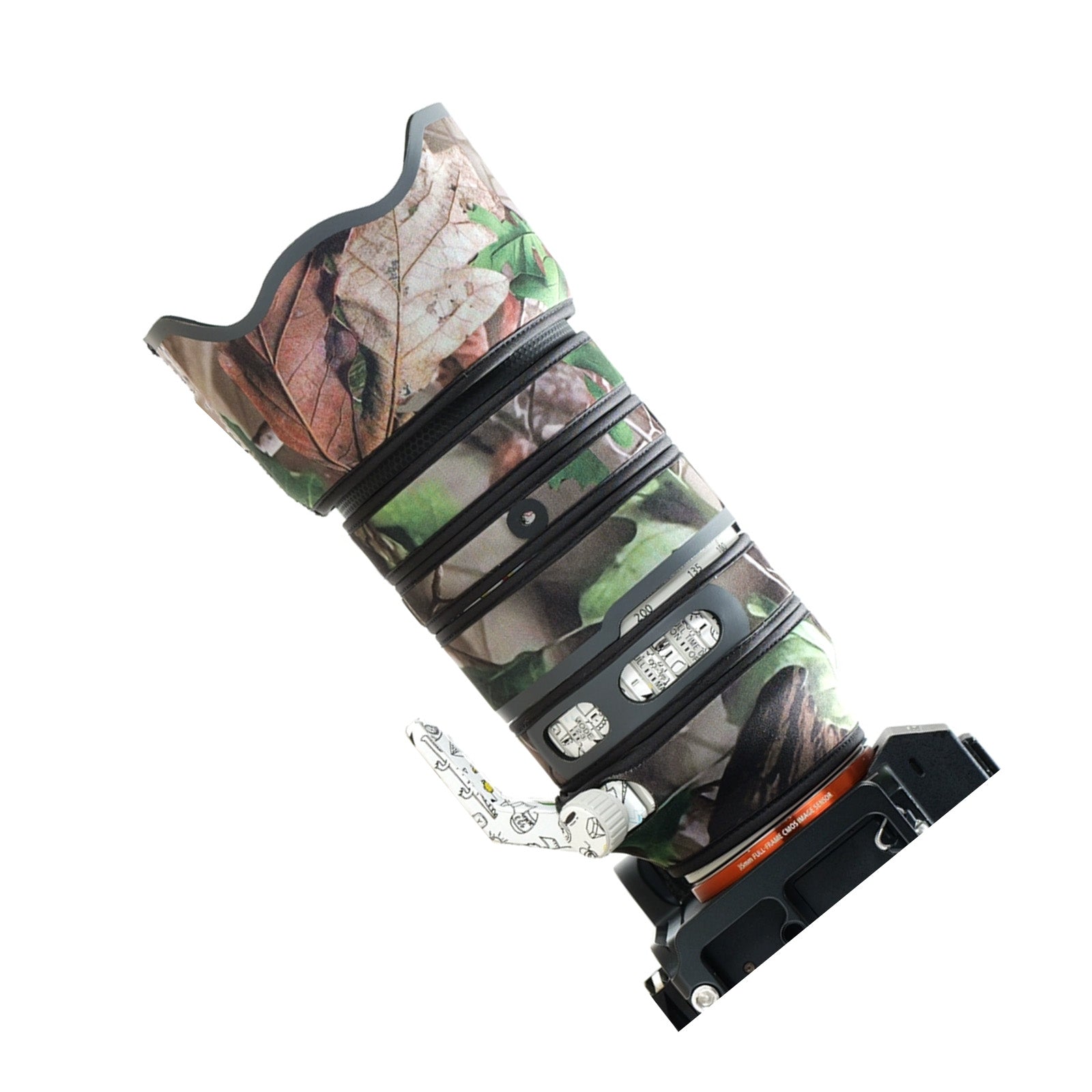 Lens Cover for Sony FE 70-200mm F/4 G OSS II Camouflage Camera Lens Protection Sleeve Waterproof Rain Cover