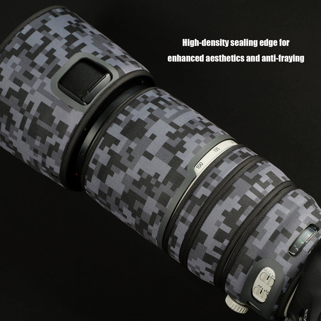 Lens Cover for Canon EF 100-400mm F/4.5-5.6 L IS II USM Camouflage Camera Lens Protection Sleeve Waterproof Rain Cover