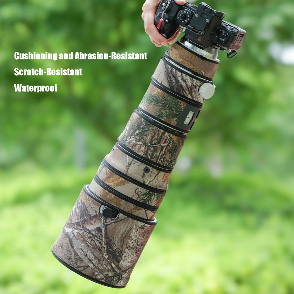 Lens Cover for Olympus 150-400mm F/4.5 TC1.25x IS PRO Camouflage Camera Lens Protection Sleeve Waterproof Rain Cover