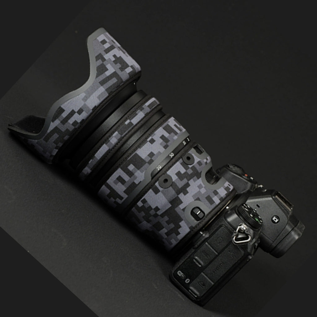 Lens Cover for Nikon Z 24-70mm F/2.8 S Camouflage Camera Lens Protection Sleeve Waterproof Rain Cover