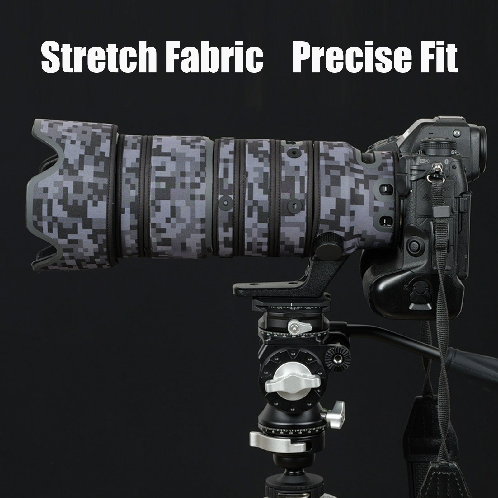 Lens Cover for Nikon Z 70-200mm F/2.8 VR S Camouflage Camera Lens Protection Sleeve Waterproof Rain Cover