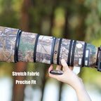 Lens Cover for Sony FE 200-600mm F/5.6-6.3 G OSS Camouflage Camera Lens Protection Sleeve Waterproof Rain Cover