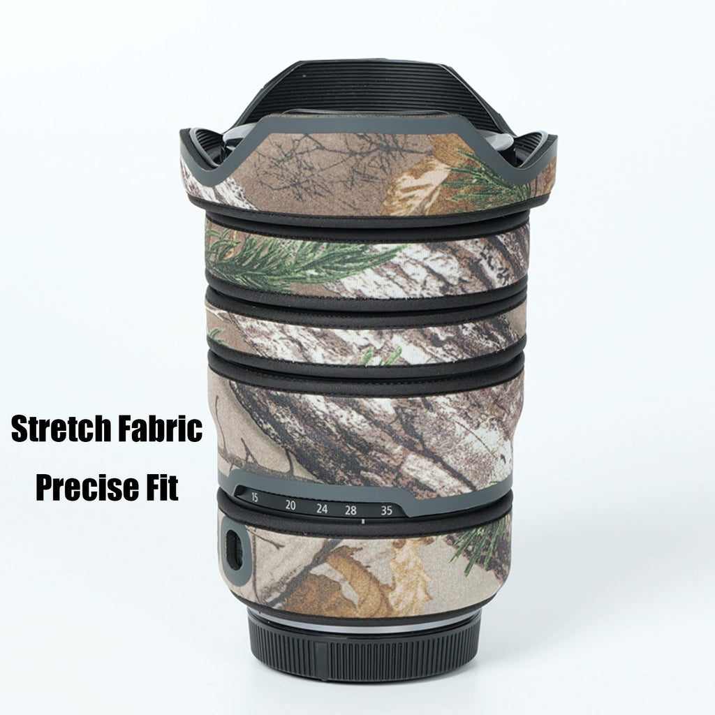Lens Cover for Canon RF 15-35mm F/2.8 L IS USM Camouflage Camera Lens Protection Sleeve Waterproof Rain Cover
