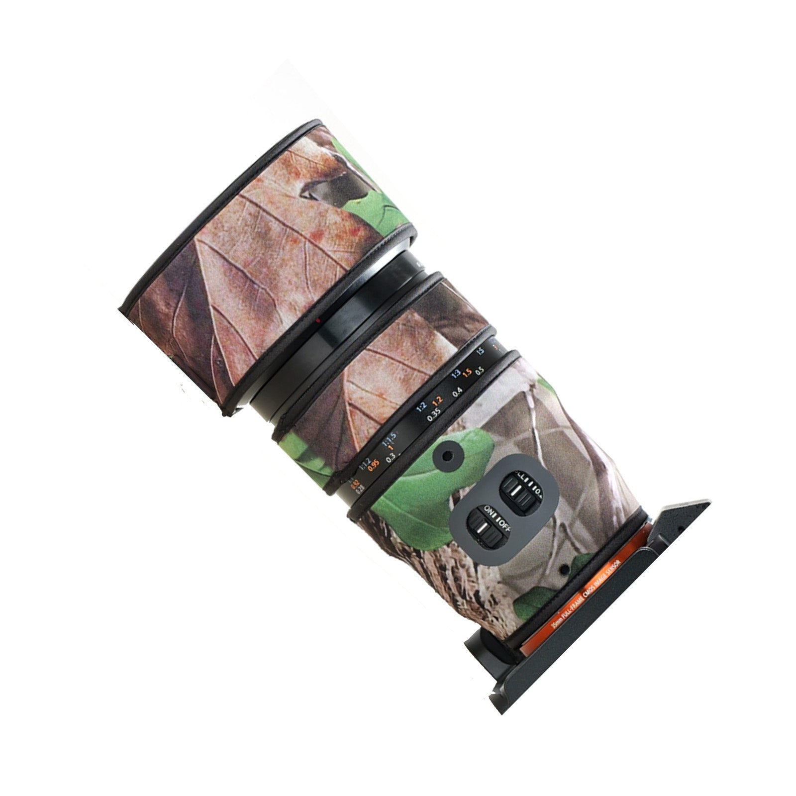 Lens Cover for Sony FE 90mm F/2.8 MACRO G OSS Camouflage Camera Lens Protection Sleeve Waterproof Rain Cover