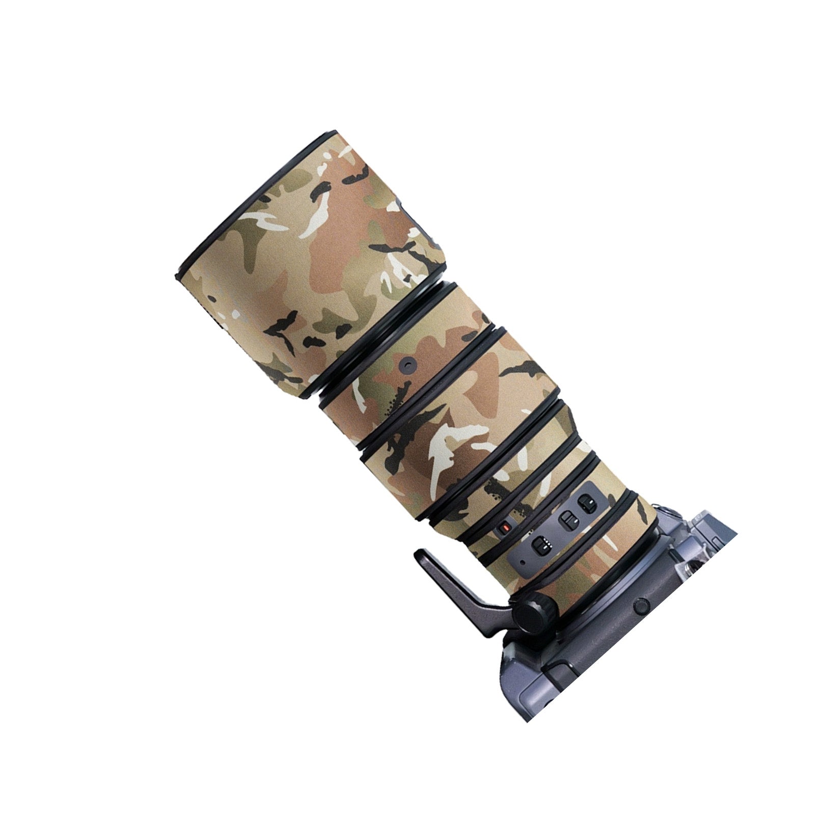 Lens Cover for Fujinon GF 250mm F/4 R LM OIS WR Camouflage Camera Lens Protection Sleeve Waterproof Rain Cover