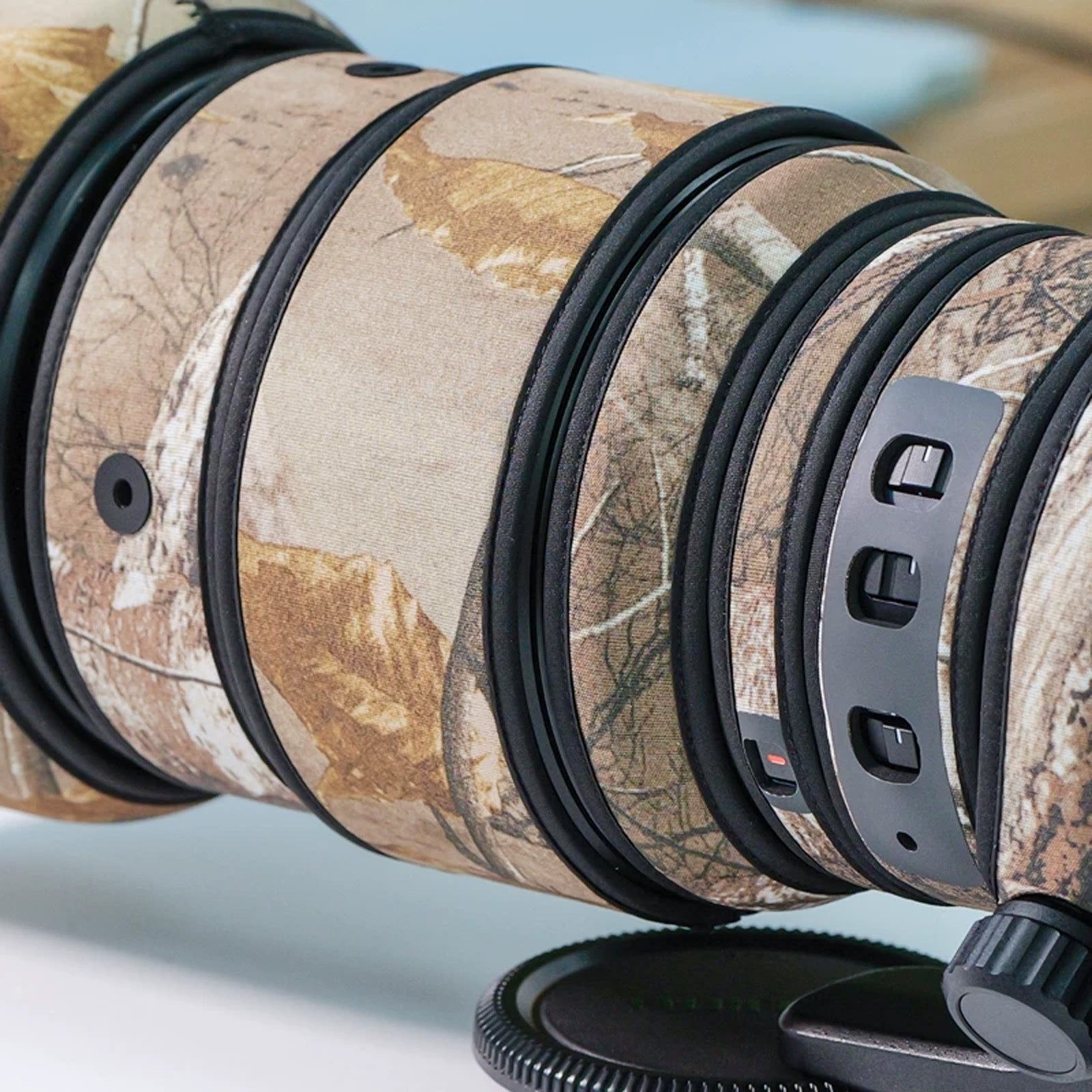 Lens Cover for Fujinon GF 250mm F/4 R LM OIS WR Camouflage Camera Lens Protection Sleeve Waterproof Rain Cover