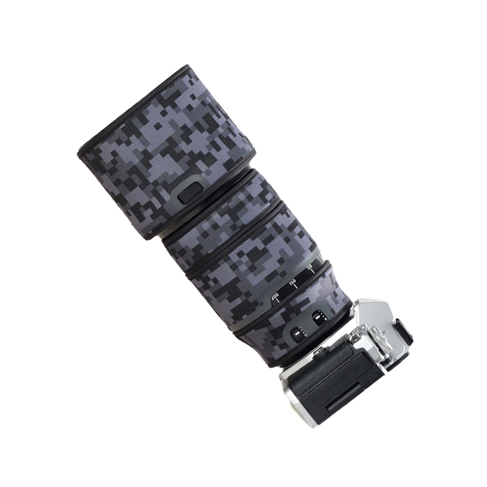 Lens Cover for Panasonic DG 50-200mm F/2.8-4 OIS Camouflage Camera Lens Protection Sleeve Waterproof Rain Cover