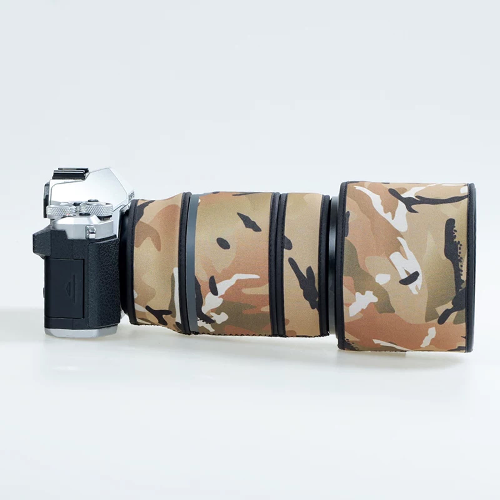 Lens Cover for Panasonic DG 50-200mm F/2.8-4 OIS Camouflage Camera Lens Protection Sleeve Waterproof Rain Cover