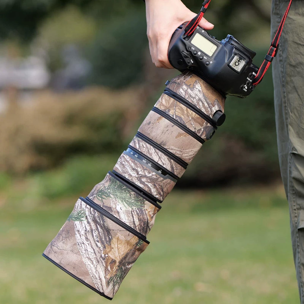 Lens Cover for Sigma 150-600mm F/5-6.3 DG OS Sports Camouflage Camera Lens Protection Sleeve Waterproof Rain Cover