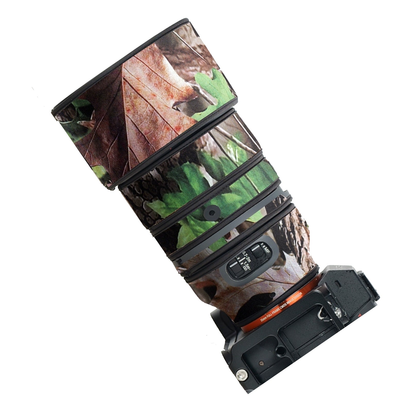 Lens Cover for Sony FE 135mm F/1.8 GM OSS Camouflage Camera Lens Protection Sleeve Waterproof Rain Cover