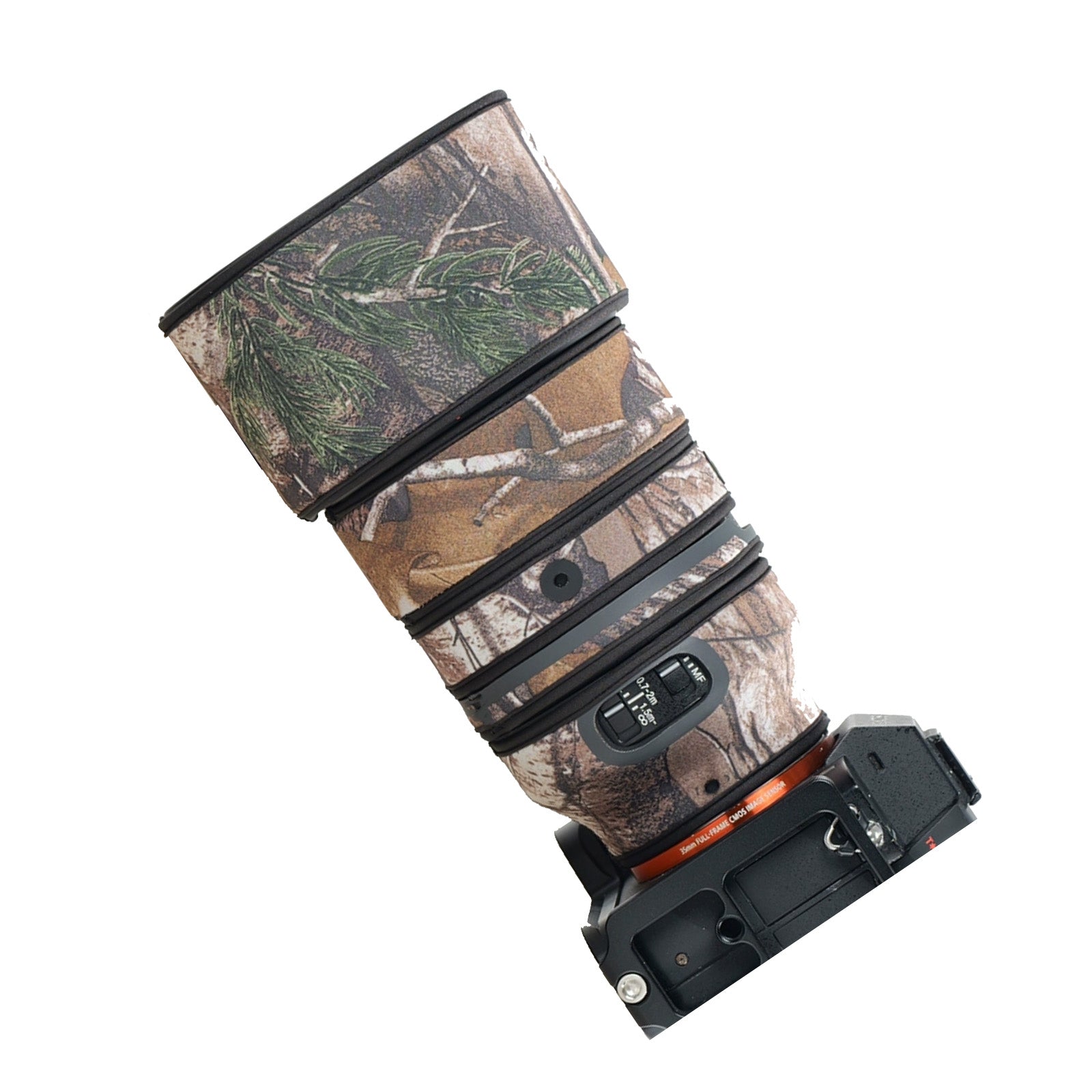 Lens Cover for Sony FE 135mm F/1.8 GM OSS Camouflage Camera Lens Protection Sleeve Waterproof Rain Cover