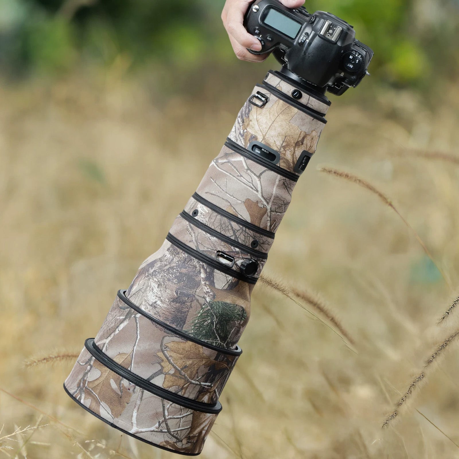 Lens Cover for Nikon AF-S 400mm F/2.8 G ED VR Camouflage Camera Lens Protection Sleeve Waterproof Rain Cover